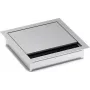 BACHMANN Aluminium Square Cable Grommet, Silver Anodized, 80x80mm, Brush Seal, Drop-in, 930 Series 5073741