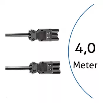 BACHMANN GST18i3 Power Extension Cable 4m Black