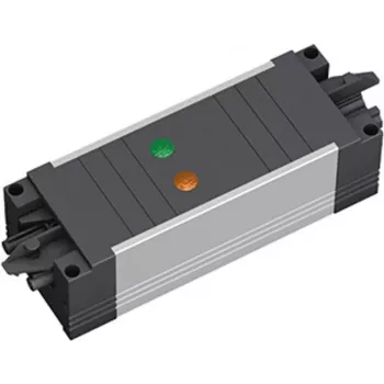 Bachmann STEP ALU Power Strip with Surge Protection, 1 Schuko Socket, GST18 Input