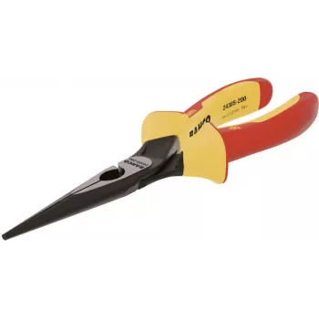 Bahco 2430 S-200 VDE Flat Round Nose Pliers 200 mm