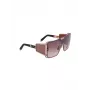 Balmain BPS-102M-146 Unisex Sunglasses - Black with Gold-tone Accents, Grey Tint, 61/14/145 mm