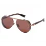 BALMAIN BPS-125E-62 Men's Pilot Sunglasses Gunmetal Grey 62mm