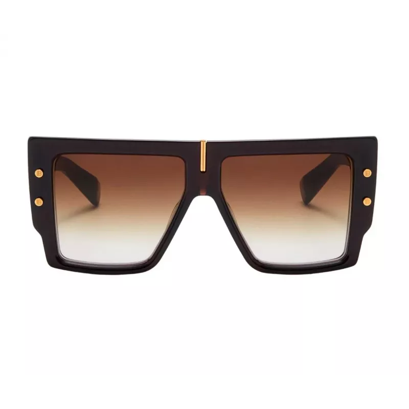 BALMAIN Women's Sunglasses BPS-144C-57 Cat Eye Acetate Frame Grey Lens 57/14/145 mm