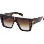 BALMAIN Women's Sunglasses BPS-144C-57 Cat Eye Acetate Frame Grey Lens 57/14/145 mm