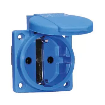 BALS 71094 Schuko Surface-Mounted Socket Outlet 16A 2P+E IP44 Grey
