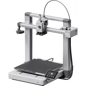 Bambu Lab A1 3D Printer, 256 x 256 x 256 mm Build Volume, 500 mm/s Max Speed, Auto Bed Leveling, Direct Drive, Wi-Fi, Textured PEI Plate