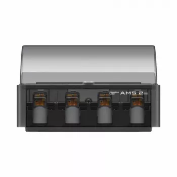 BambuLab AMS 2 Pro Automatic Material System for Bambu Lab 3D Printers, 4-Spool Multi-Color Printing, RFID Filament Detection, Humidity Control, Black