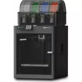 BambuLab P1S Combo 3D Printer with AMS, FDM, 256 x 256 x 256 mm