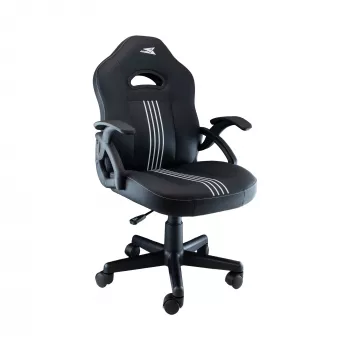 Baracuda ABALONE-B/W Gaming Chair, Black/White with 2D Armrests and 150° Recline