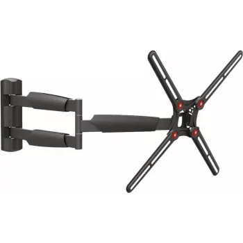 BARKAN BM343XL Full Motion TV Wall Mount for 13-65 inch TVs, 4 Hinges, Extended Arm, Black