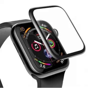 Baseus 0.23mm Curved-Screen Tempered Glass Screen Protector for Apple Watch 38mm Black (SGAPWA4-C01)