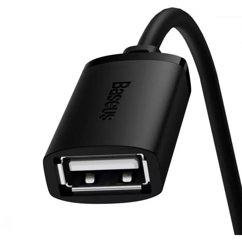 Baseus AirJoy Series USB 2.0 Extension Cable 1.5m Black