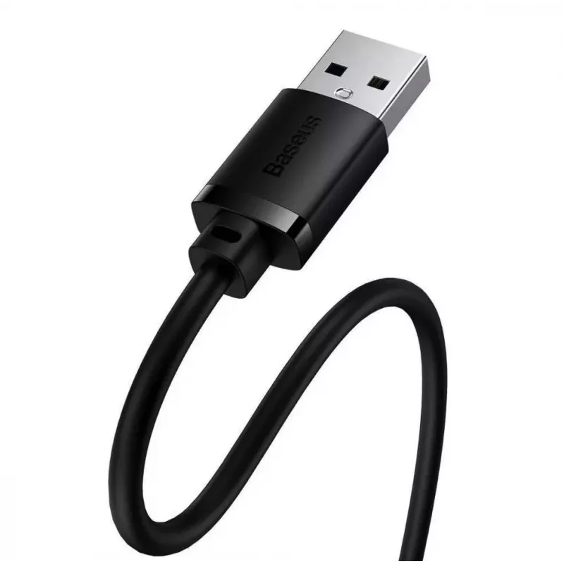 Baseus AirJoy Series USB 2.0 Extension Cable 1.5m Black