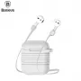 Baseus Apple Silicone Protective Case with Magnetic Strap for AirPods Pro 2, Grey