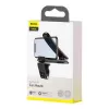 Baseus Big Mouth Pro Car Holder - Dashboard & Windshield Mount, 360° Rotation, Extendable Arm, Black