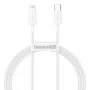 Baseus Cafule Series Metal USB-C to Lightning Cable 1m White