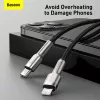 Baseus Cafule Series Metal USB-C to Lightning Cable PD 20W 1m Black