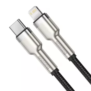 Baseus Cafule Series Metal USB-C to Lightning Cable PD 20W 1m Black