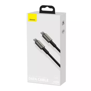 Baseus Cafule Series Metal USB-C to USB-C Cable 1m 100W Black