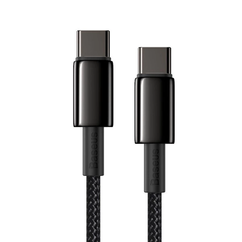 Baseus Cafule Series Metal USB-C to USB-C Cable 1m 100W Black