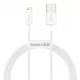 Baseus Cafule Series USB-A to Lightning Cable 2m White CALYS-C02