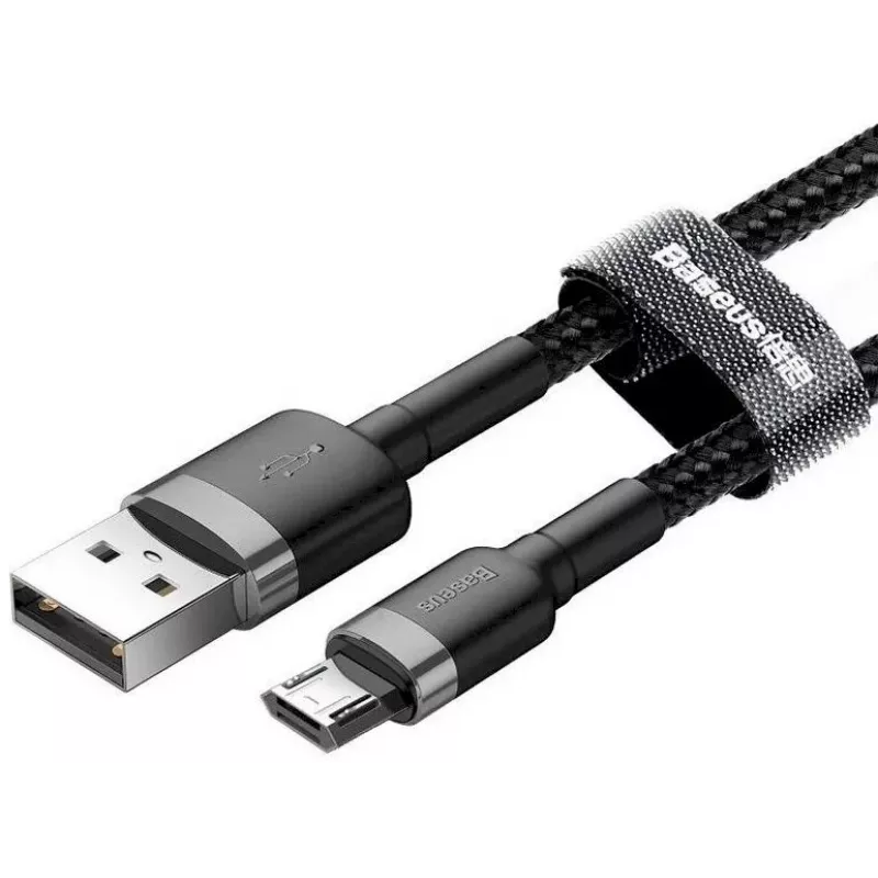 Baseus Cafule USB 2.0 Type A to Micro B Male to Male Cable 2m (Black)