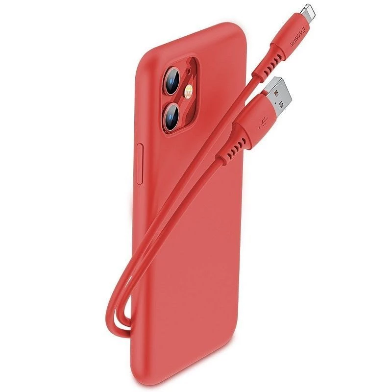 Baseus Colorful Cable USB-A to Lightning 2.4A 1.2m Red
