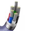 Baseus Crystal Shine Series USB-C to Lightning Fast Charging Data Cable 20W 1.2m Purple (CAJY000205)