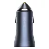 Baseus Golden Contactor Pro Car Charger 40W USB-A USB-C QC4.0+ PD SCP Grey