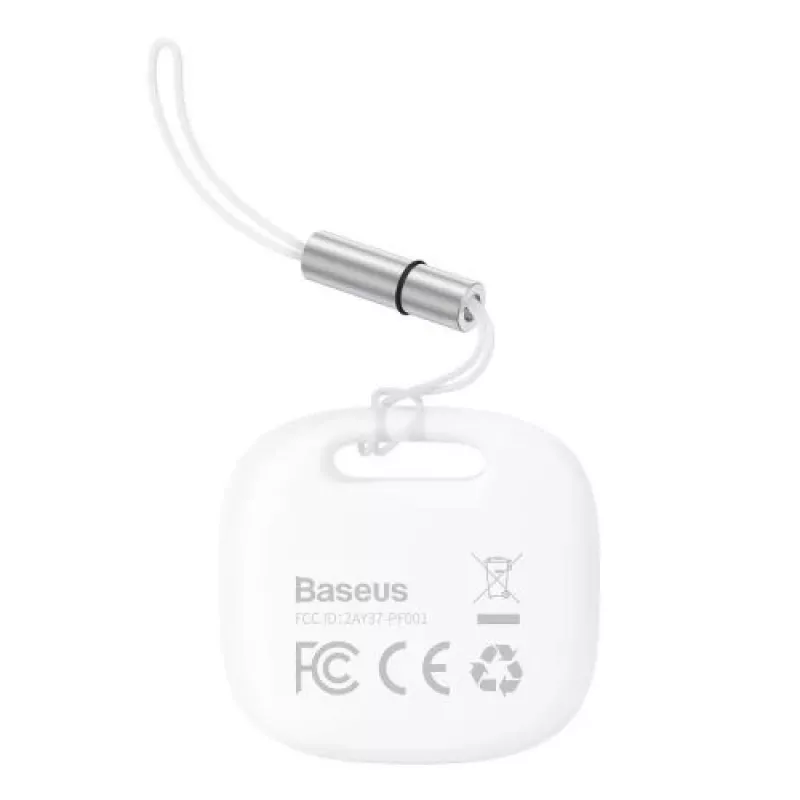Baseus Home Intelligent T2 Pro Keychain Wireless Key and Other Object Finder BT 5.0 White (FMTP000002)
