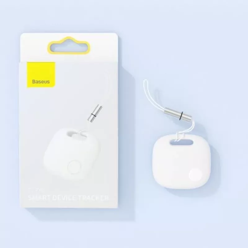 Baseus Home Intelligent T2 Pro Keychain Wireless Key and Other Object Finder BT 5.0 White (FMTP000002)