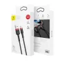Baseus Lightning Cafule Cable 2A, 3m Red/Black (CALKLF-R91)
