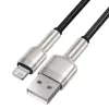 Baseus Lightning Cafule Series Metal Data Cable 2.4A 0.25m Black