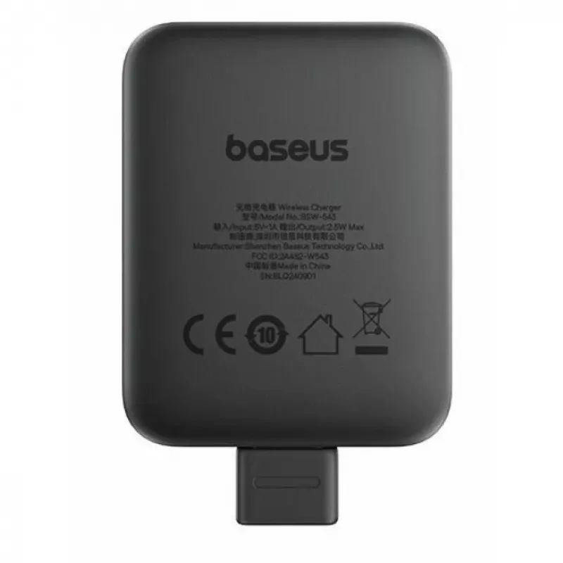 Baseus MagPro Wireless Inductive Charger for Apple Watch, 2.5W, Black
