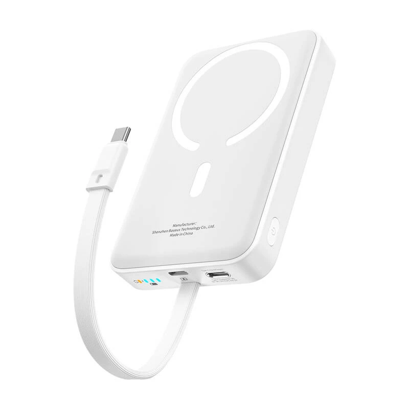 Baseus Mini 10000mAh 30W Magnetic Powerbank (White) Bayern Edition