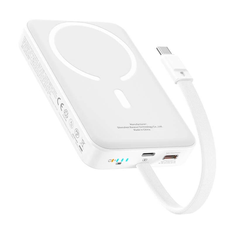 Baseus Mini 10000mAh 30W Magnetic Powerbank (White) Bayern Edition