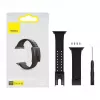 Baseus Slip-Thru Strap Band Bracelet for Apple Watch 3/4/5/6/SE 38mm/40mm Black (LBWSE-01)