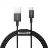 Baseus Superior Fast Charging Data Cable USB-A to Micro USB 1m Black