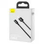 Baseus Superior Series USB-A to USB-C Fast Charging Data Cable, 66W (11V/6A), 2m, Black (CATYS-A01)