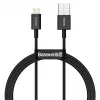 Baseus Superior USB-A to Lightning Fast Charging Data Cable 1m Black (CALYS-A01)