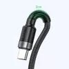 Baseus Type-C Cafule SuperCharge 40W PD 3.0 QC 3.0 1m Gray/Black USB-C to USB-C Cable (CATKLF-PG1)