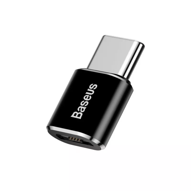 Baseus USB 2.0 Type-C to Micro USB OTG Adapter (Black)