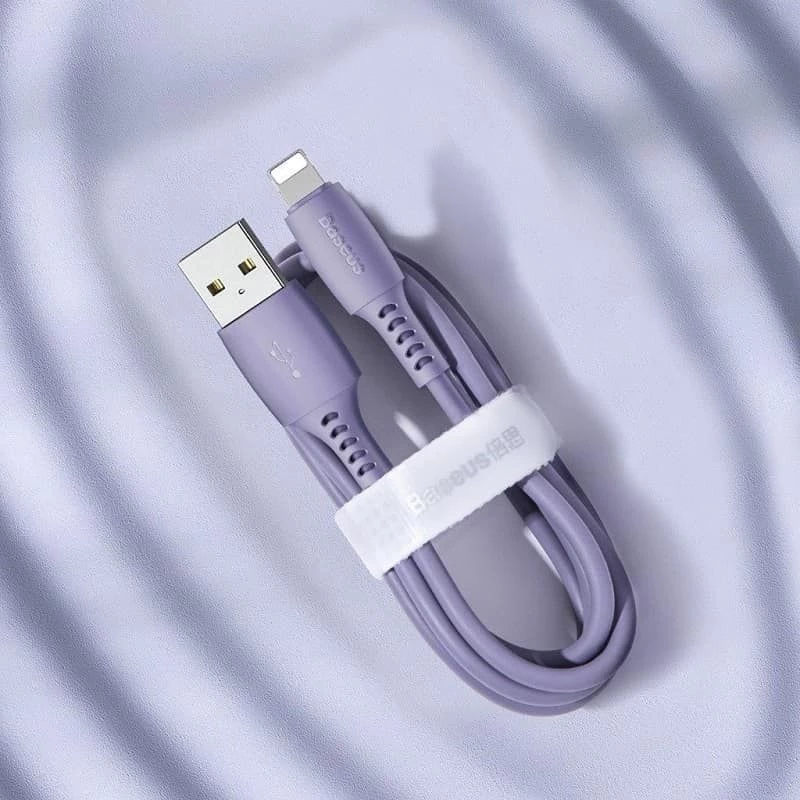 Baseus Yiven Cable USB-A to Lightning 2.4A 1.8m Blue Purple