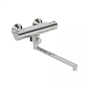 Bath and Shower L300mm Nova Thermostatic Mixer Chrome