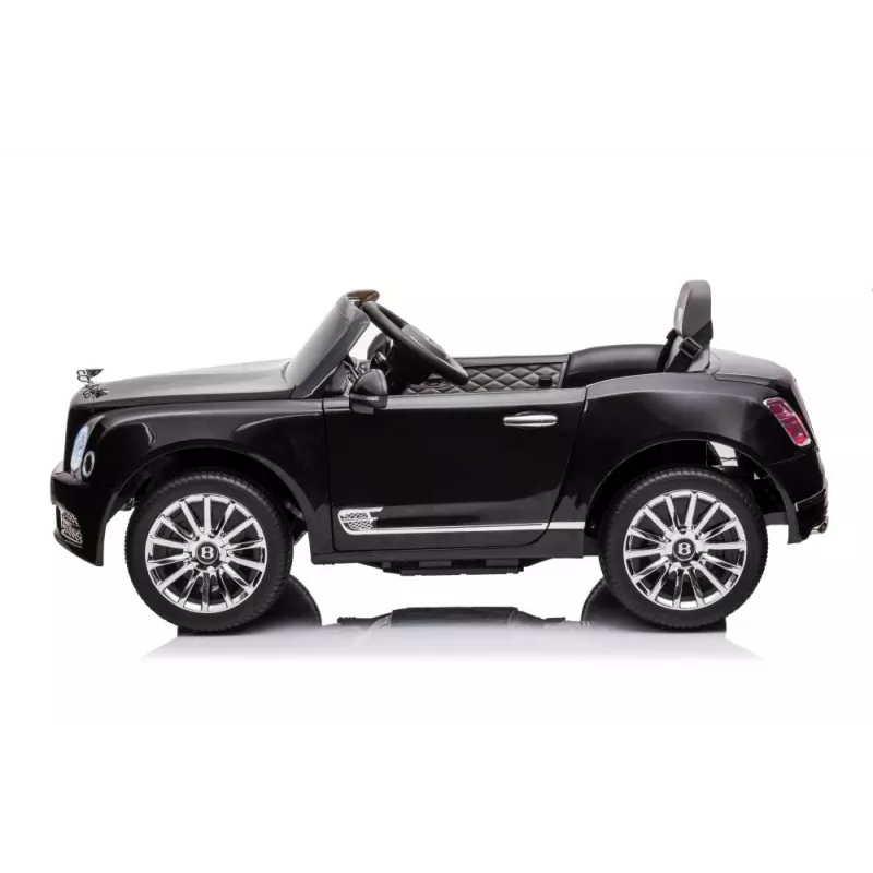 Battery-powered Car Bentley Mulsanne Black 10546 Lean Toys