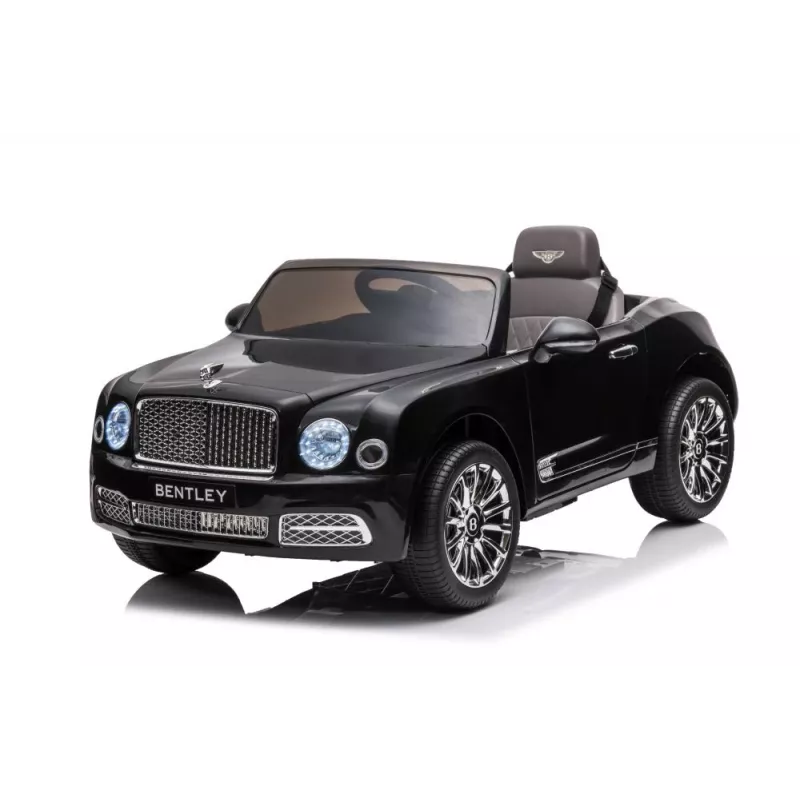 Battery-powered Car Bentley Mulsanne Black 10546 Lean Toys