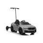 Battery-Powered Car BMW M5 Z With Platform For Parent Silver Lacquered