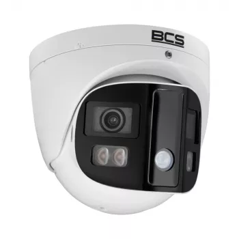 BCS 4MP IP Dome Camera with AI Perimeter Protection, 2.8mm Fixed Lens, PoE, IP67, IK10, White