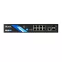 BCS B-SP08G-2SFP-M Managed Layer 2 Industrial Ethernet Switch, 8 Gigabit Ports, 2 SFP Slots, DIN Rail