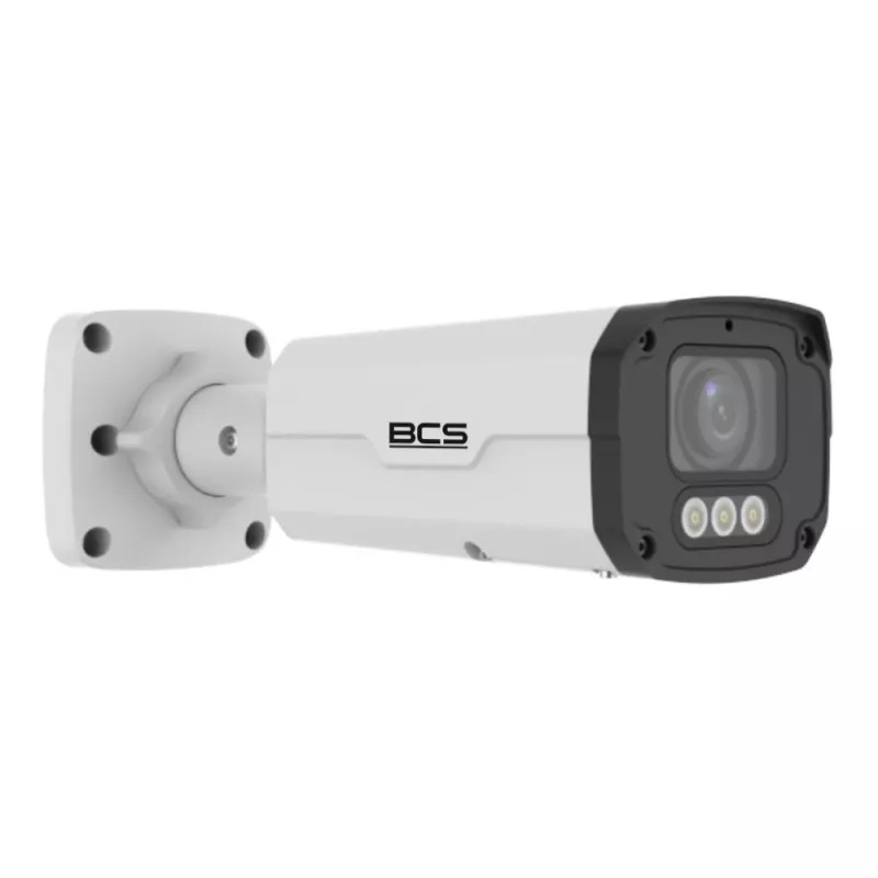 BCS BCS-P-TIP54VSR6L6-Ai2 4MP IP Bullet Camera with Motorized Varifocal Lens, Smart IR, AI Analytics, IP67/IK10, PoE
